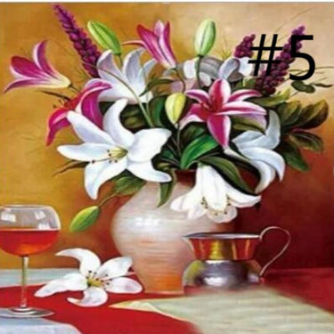 Flower Diamond Painting Kit - DIY Flower-6